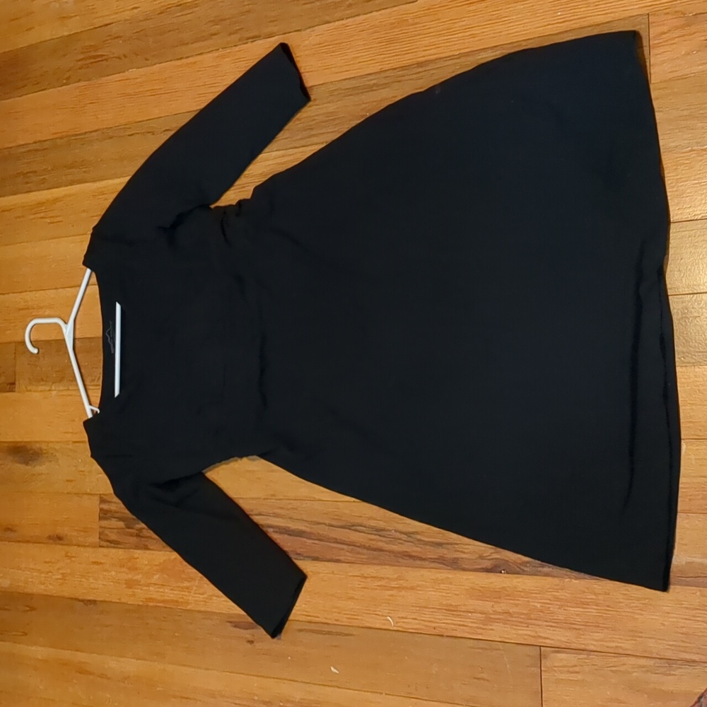 Eddie Bauer black wrap dress, size medium
